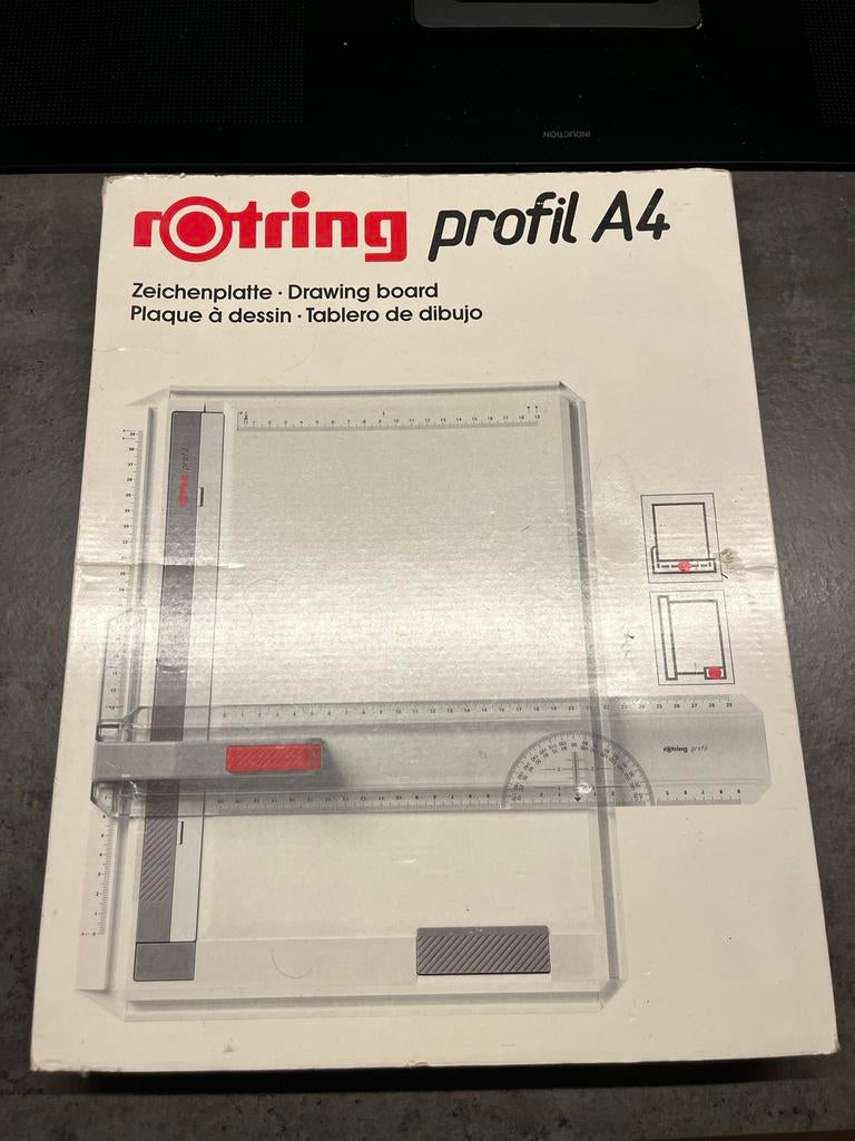 Rotring A4 Tekenplaat - Professioneel met Liniaal, Ophalen of Verzenden, Nieuw, Overige typen