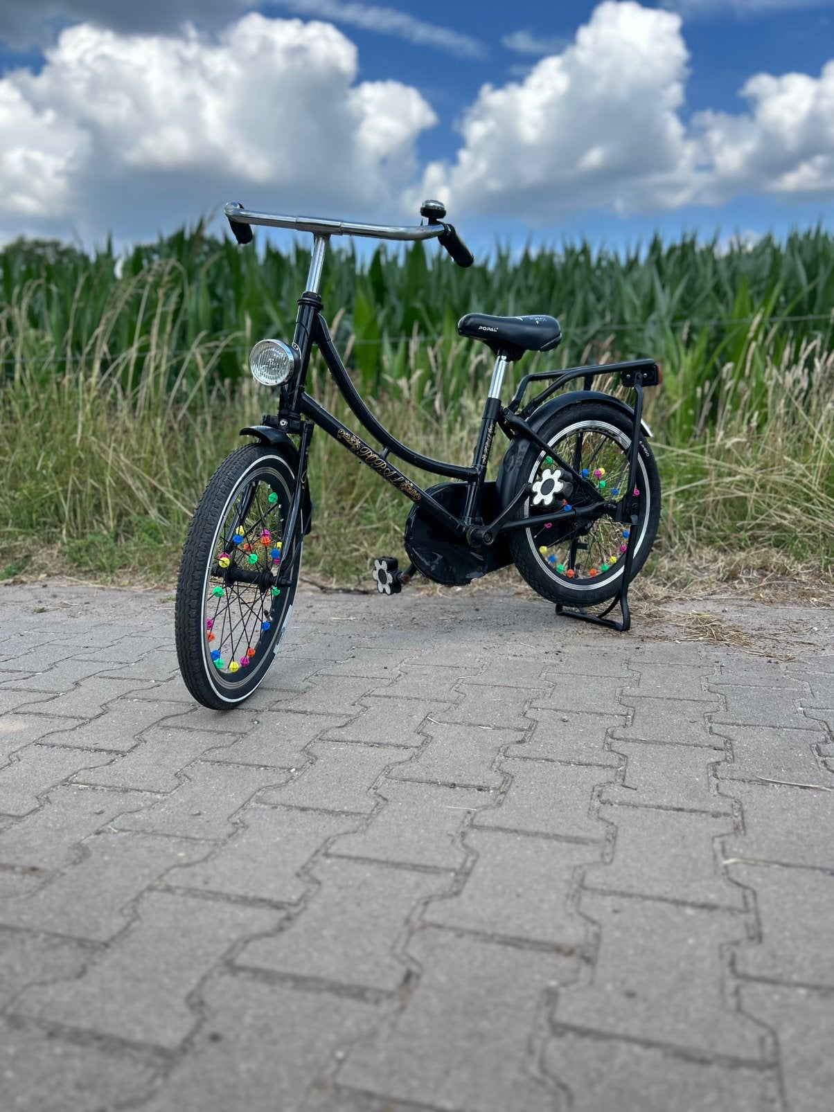 Hele mooie popal kinderfiets, Ophalen, Zo goed als nieuw, Terugtraprem, Minder dan 16 inch