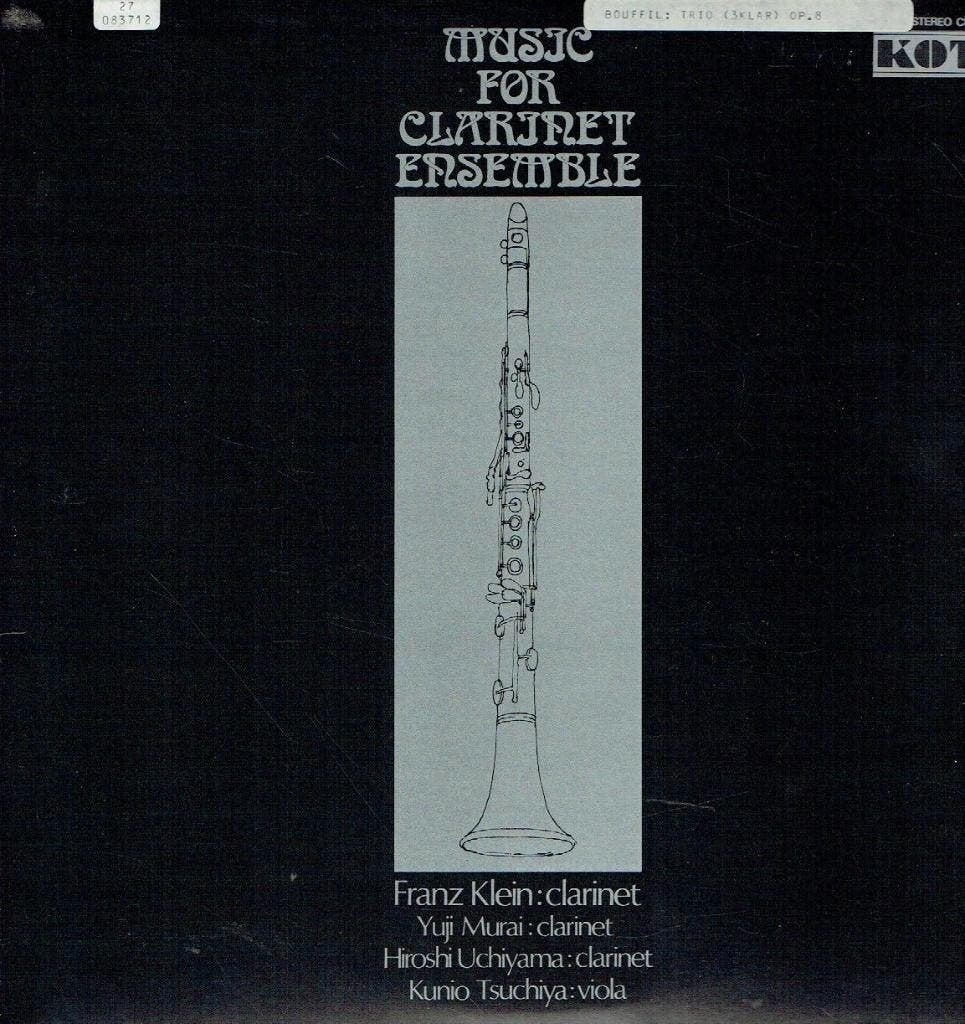 Klein Murai Uchiyama Tsuchiya–Music for Clarinet Ensemble, Kamermuziek, Verzenden, Zo goed als nieuw, 12 inch