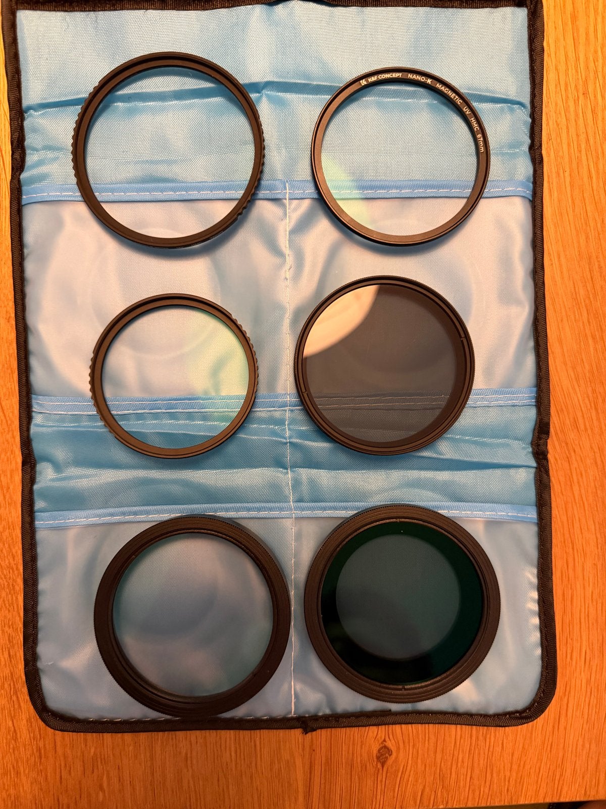 Hoogwaardige filterset: UV, Black Mist, CPL 52 62 67 72mm, K&F Concept, Verzenden, Magnetisch, Filterset