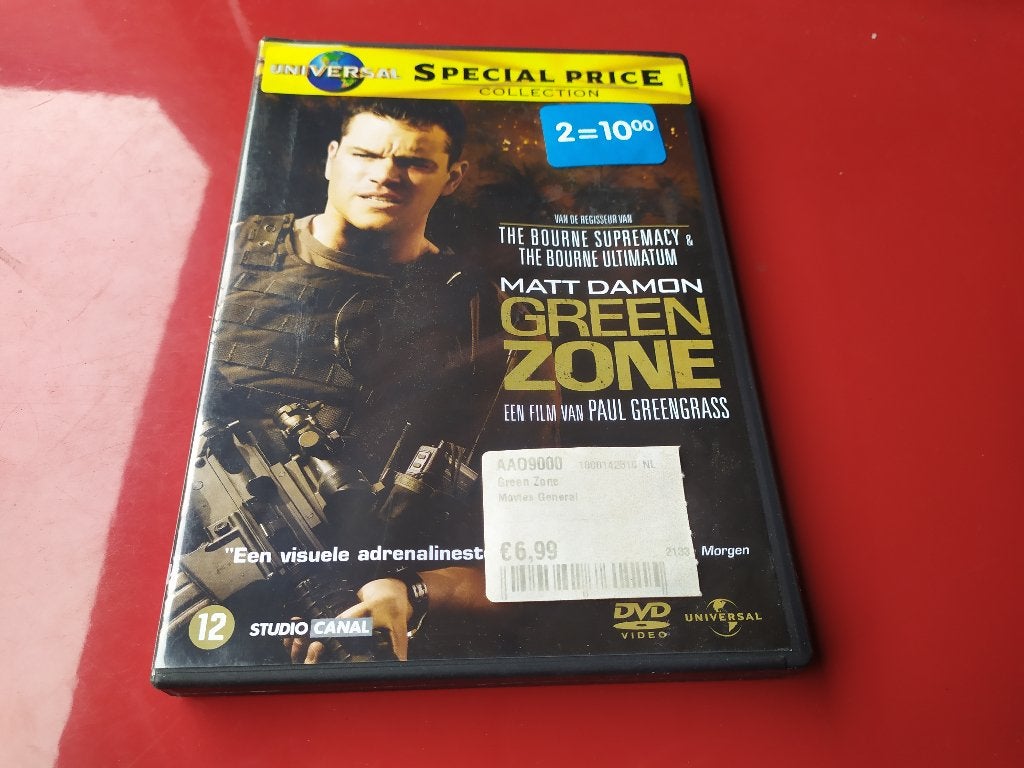 Green Zone, Cd's en Dvd's, Alle leeftijden, Ophalen of Verzenden, Zo goed als nieuw