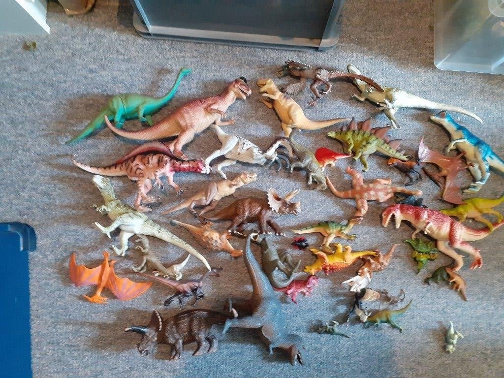 Verzameling dino's (geen Schleich), Verzenden, Gebruikt, Overige soorten, Beeldje of Figuurtje