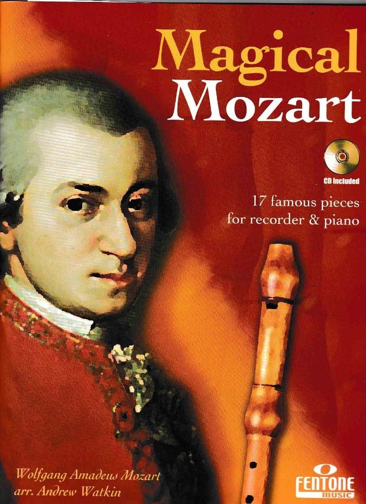 Magical Mozart met CD 17 Pieces  blokfluit en Piano ( 482 ), Muziek en Instrumenten, Bladmuziek, Blokfluit, Verzenden, Klassiek