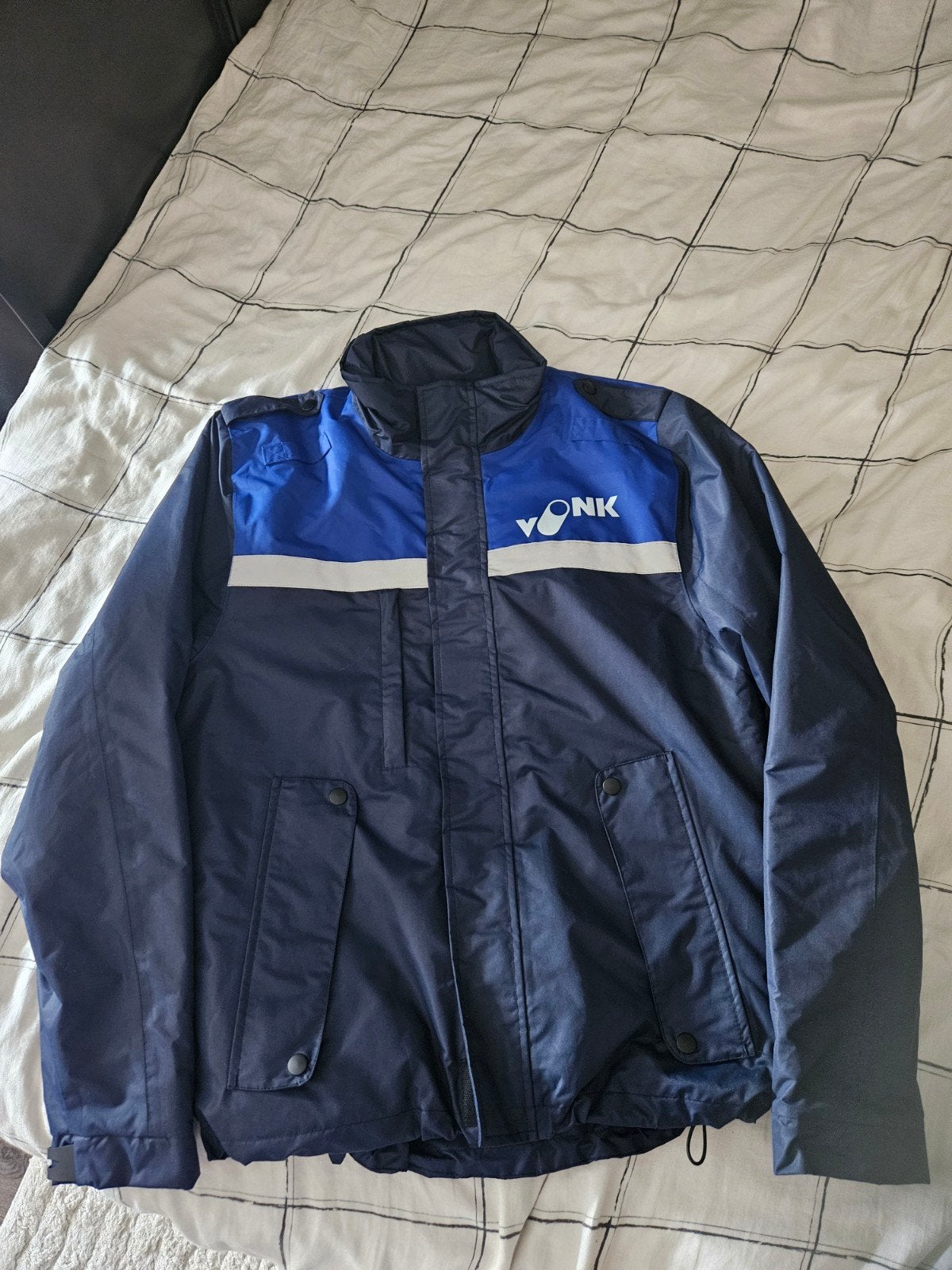 Vonk Jas beveiliging, Ophalen, Nieuw, Maat 46 (S) of kleiner, Blauw