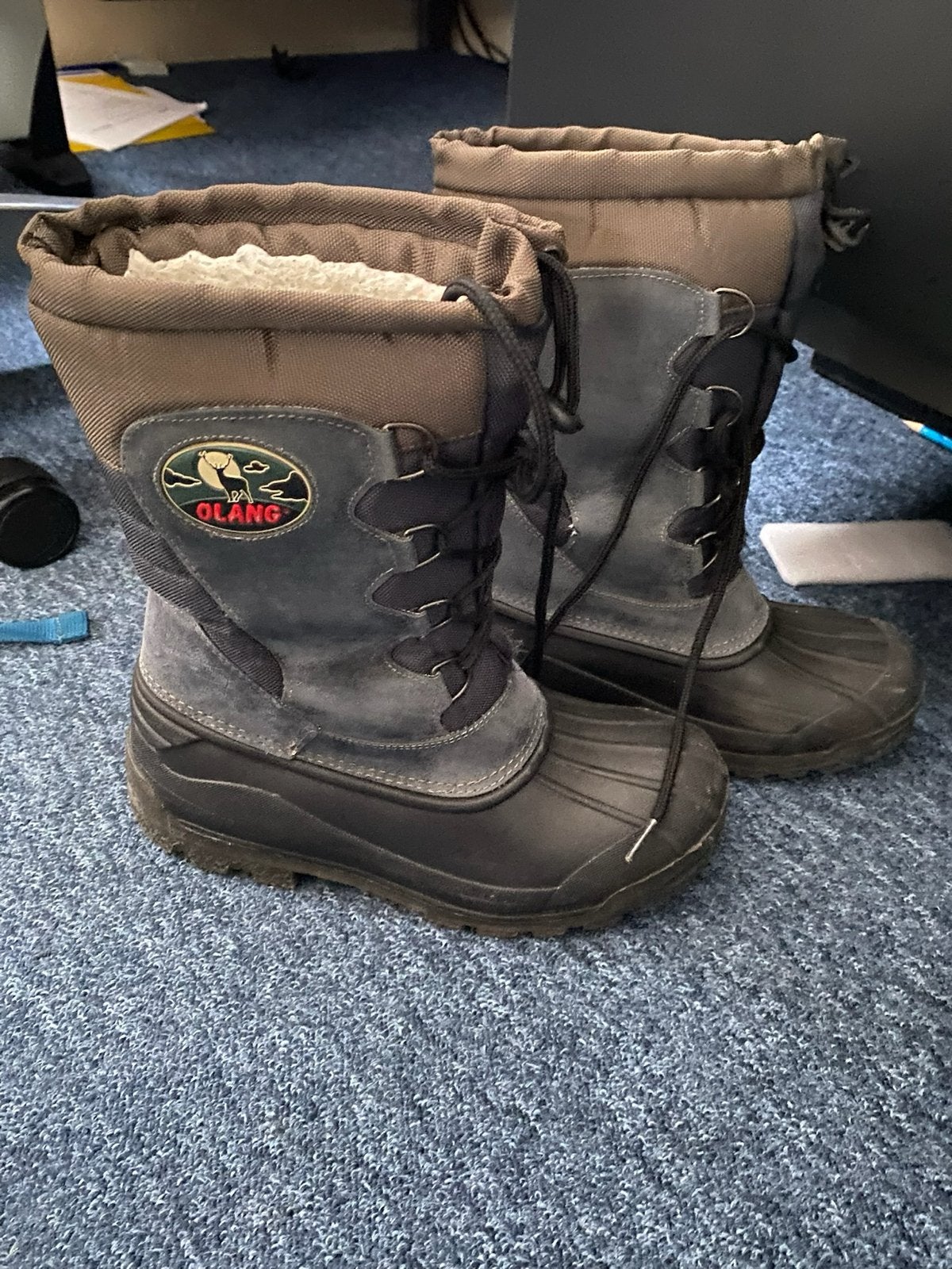 Olang Snowboots Maat 37-38, Ophalen of Verzenden, Gedragen, Grijs, Snowboots