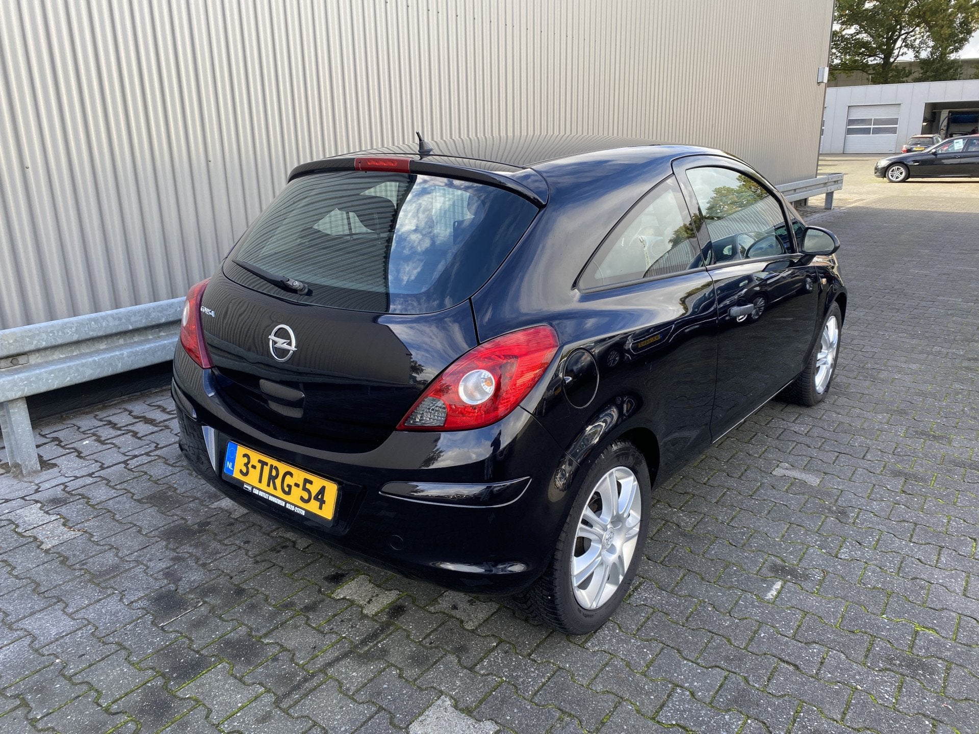 Opel Corsa 1.0-12V Selection 148Dkm, Briljant Zwart, LM, nw., Voorwielaandrijving, Euro 5, Zwart, Bedrijf