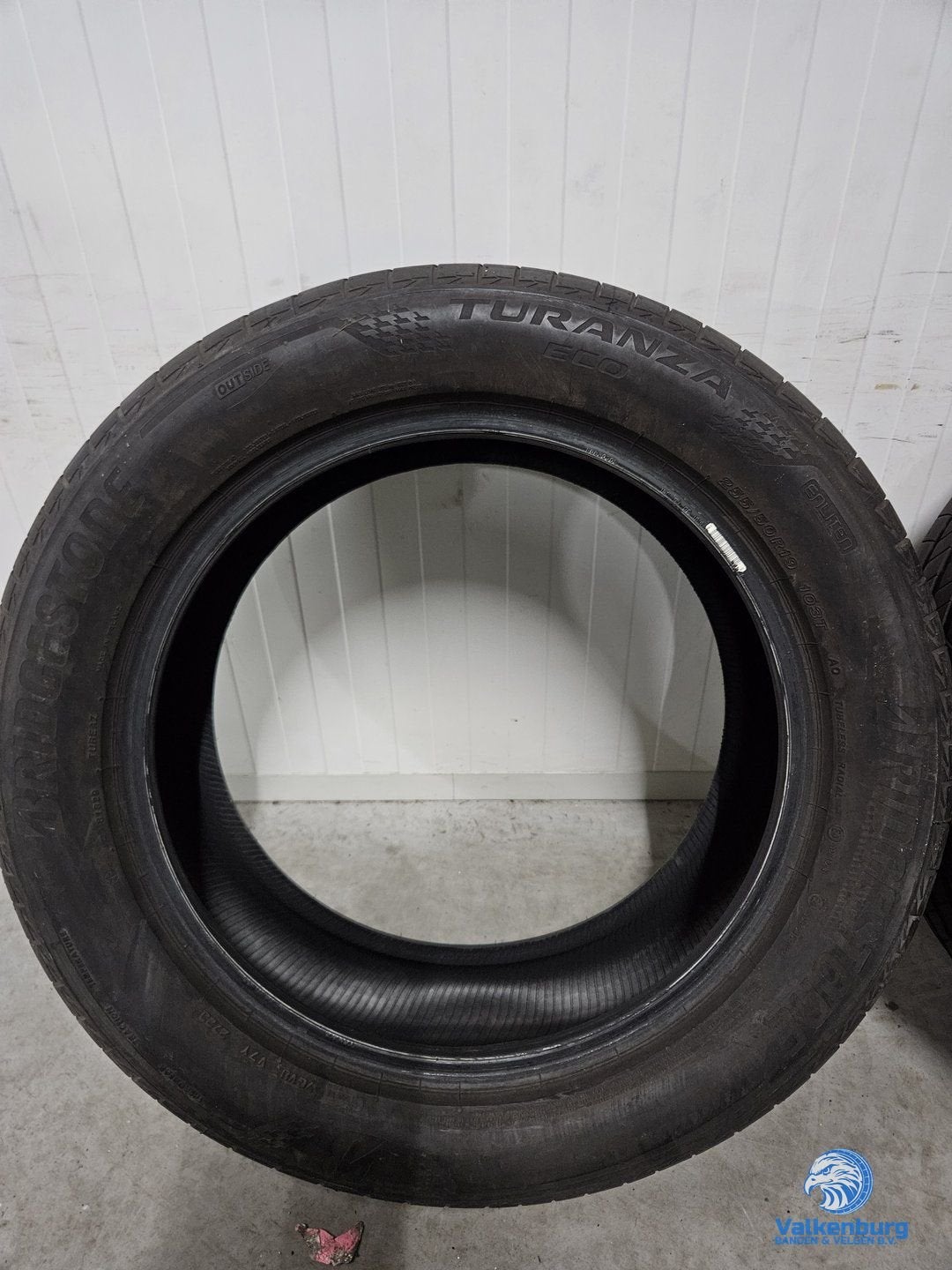 6mm! Zomerbanden 255/50R19 Bridgestone Turanza Eco, Auto-onderdelen, Banden en Velgen, 19 inch, Gebruikt, 255 mm, -