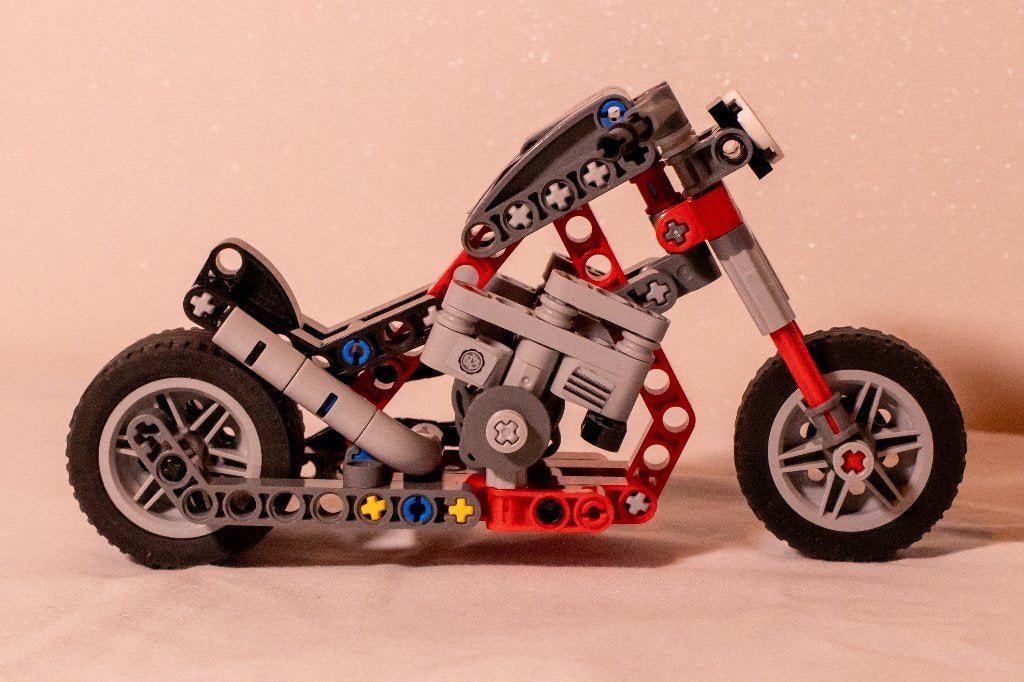 Lego technics 42132 Motor, Lego, Inclusief instructies, Ophalen of Verzenden, Zo goed als nieuw