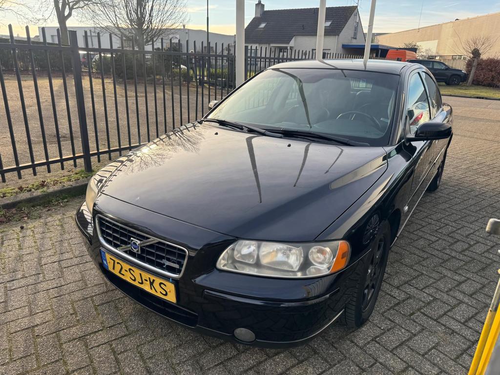 Volvo S60 2.0T Edition II AIRCO, LEER, PDC, Auto's, Volvo, Gebruikt, 1984 cc, Zwart, Bedrijf
