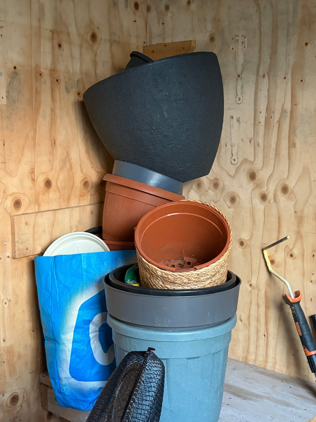 Diverse plantenpotten - Groot en klein, Ophalen, Kunststof, Gebruikt, 40 cm of meer