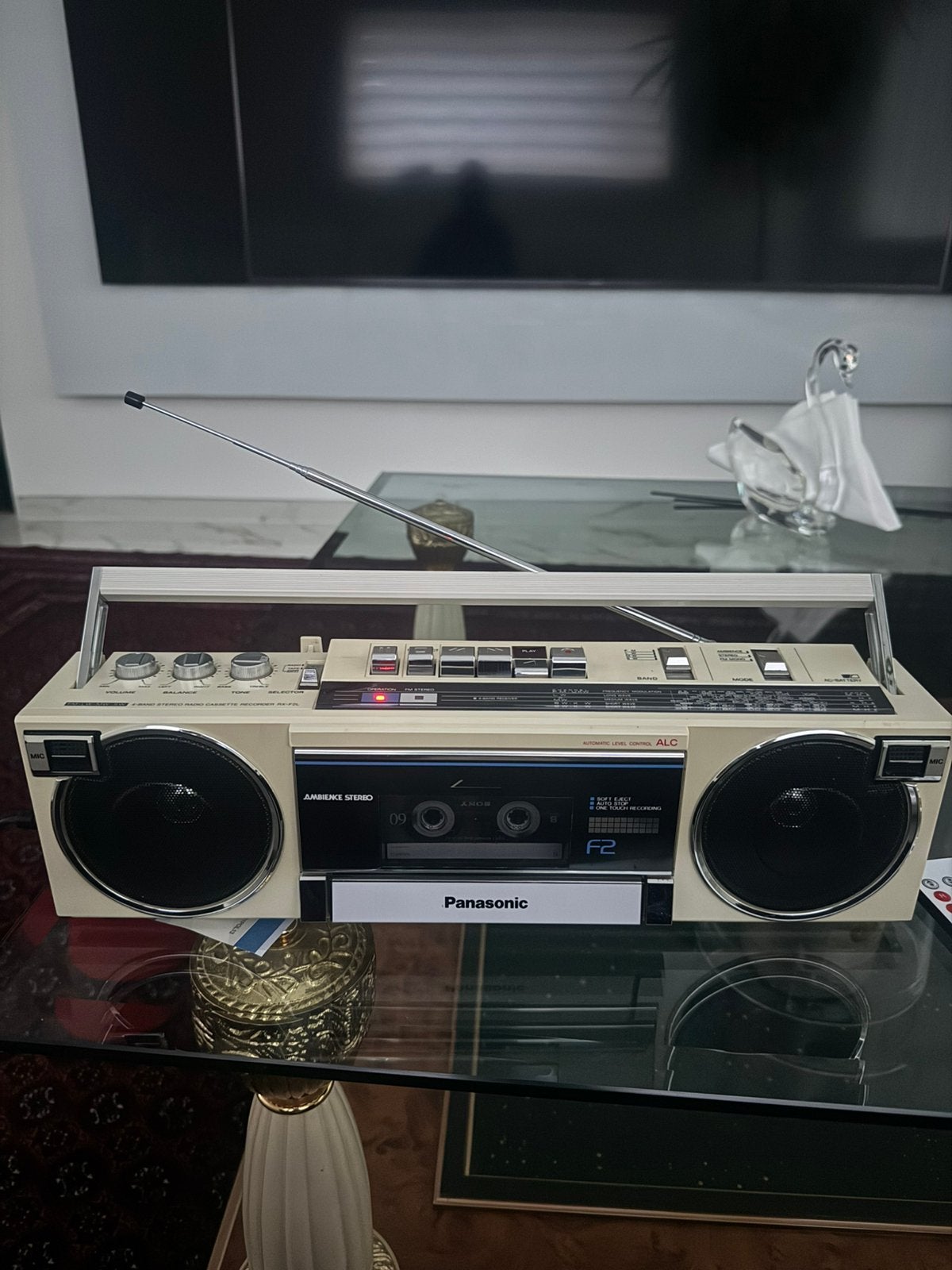 Mooie Panasonic Radio cassetterecorder/Boombox/Ghettoblaster, Audio, Tv en Foto, Radio's, Ophalen of Verzenden, Zo goed als nieuw