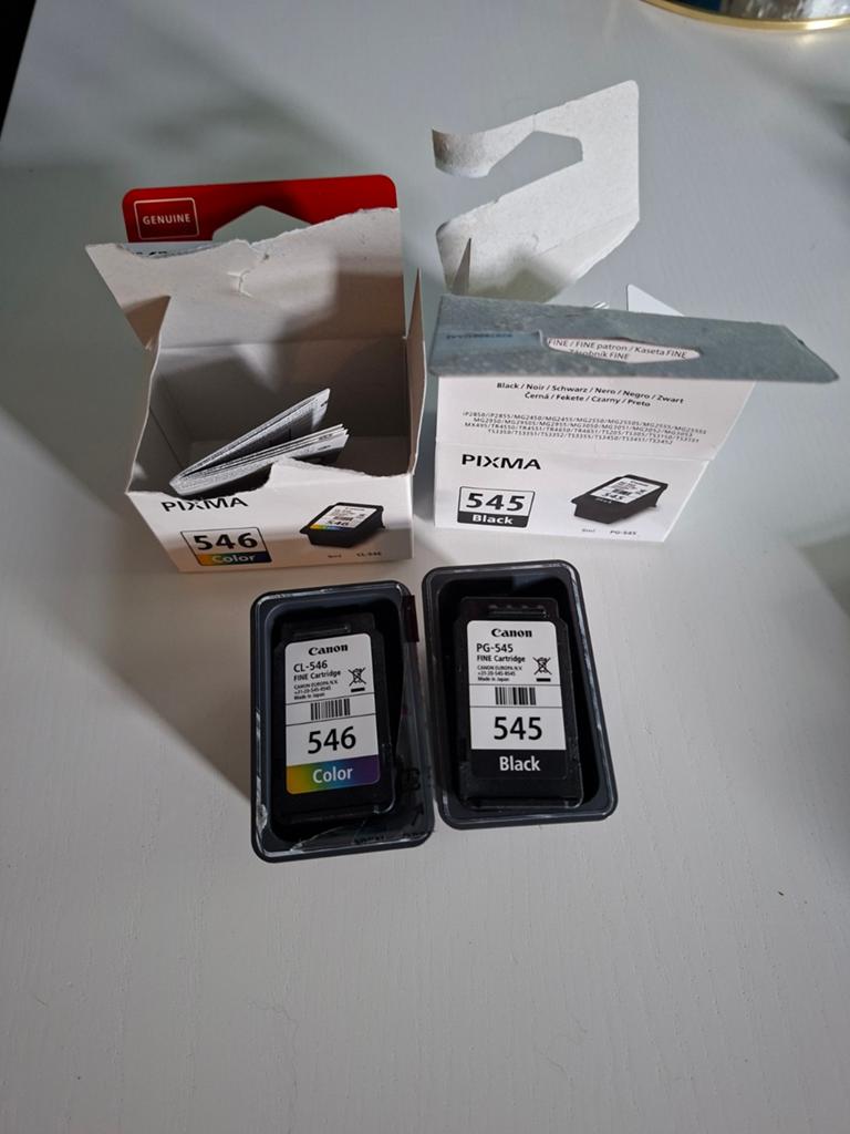 Canon pixma 545 en 546 inktpatronen NIEUW, Computers en Software, Printerbenodigdheden, Ophalen, Nieuw