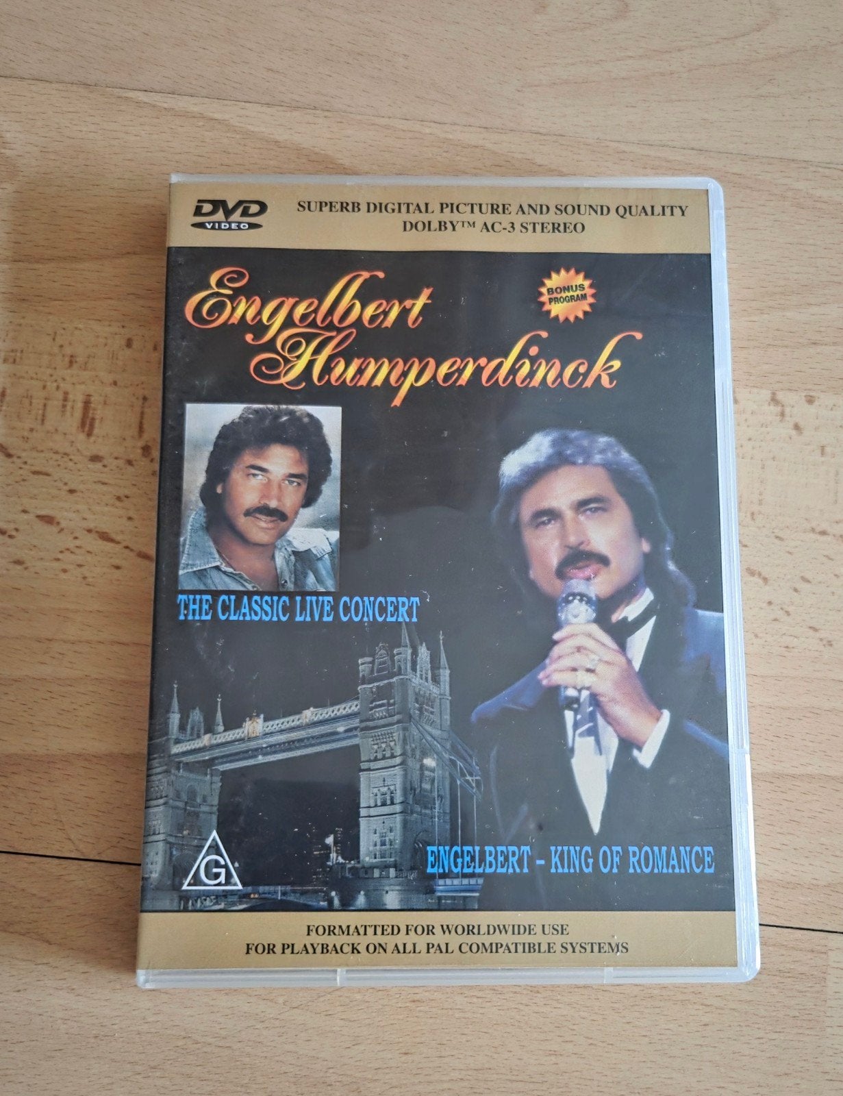 Engelbert Humperdinck 2 concerten, Cd's en Dvd's, Alle leeftijden, Ophalen of Verzenden, Zo goed als nieuw
