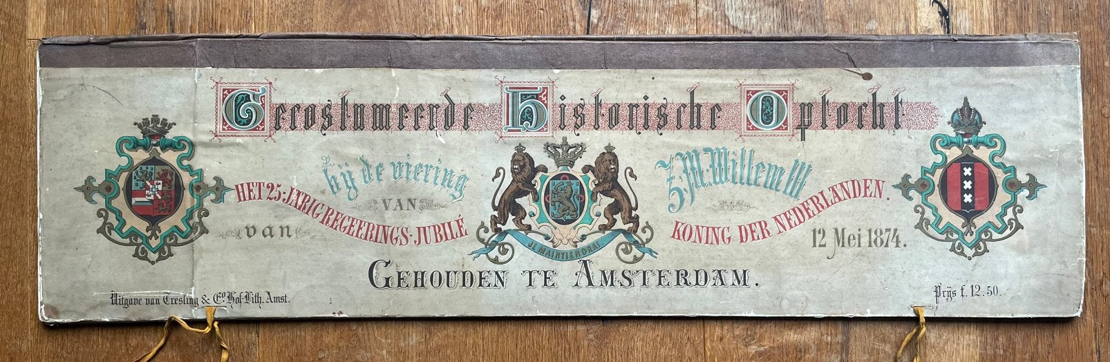 Herdenkingsplaten 1874, Ophalen