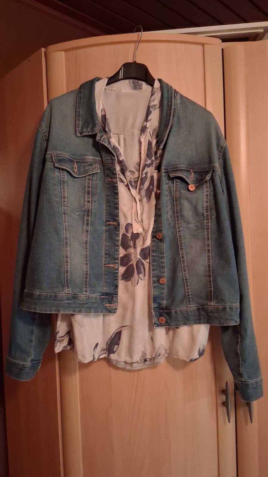 Stoer Noisy May spijkerjasje / denim jacket, Ophalen of Verzenden, Zo goed als nieuw, Maat 46/48 (XL) of groter, Blauw