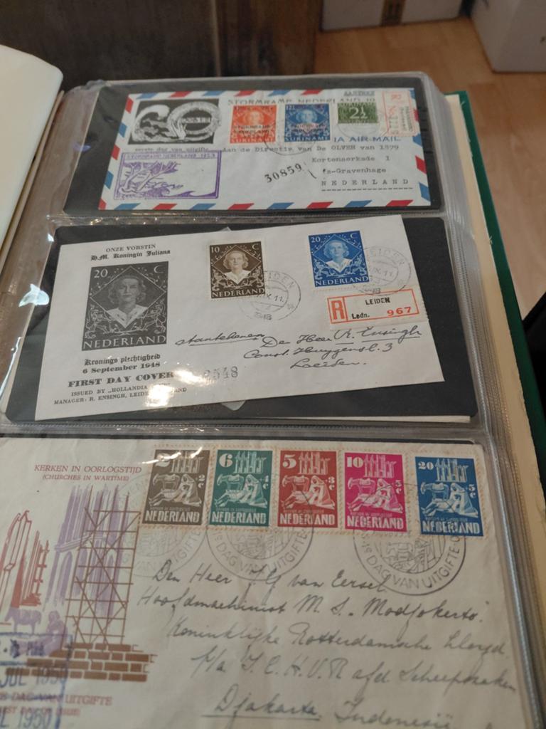 Ver.fdc nl waarbij betere hoge cat  lees, Postzegels en Munten, Ophalen of Verzenden, Envelop