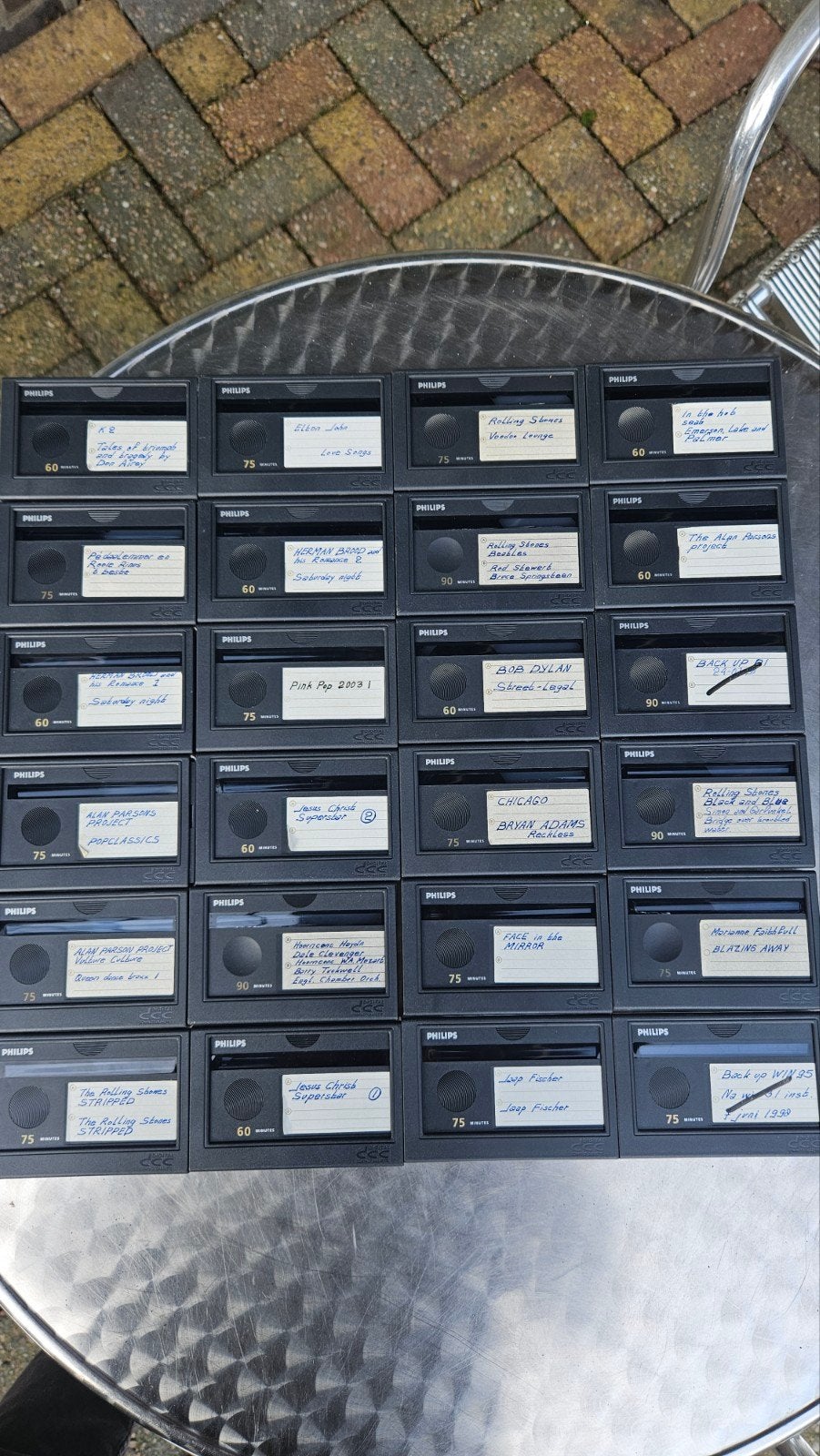 Philips DCC Cassettes met diverse artiesten - 24 stuks, Gebruikt, 2 t/m 25 bandjes, Ophalen of Verzenden, Voorbespeeld