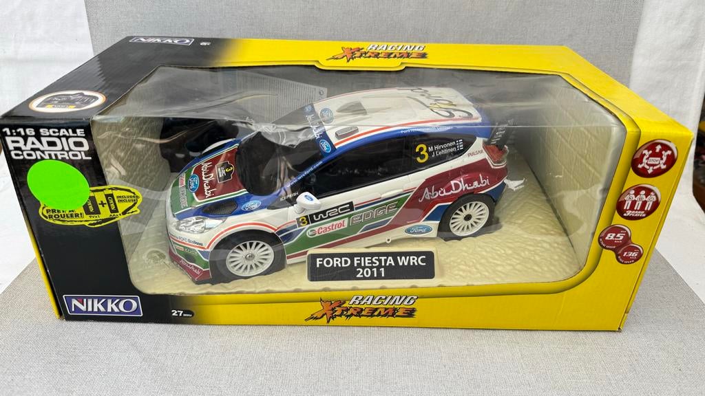Nikko Ford Fiesta WRC 2011 RC Auto 1:16 Schaal, Overige merken, Auto, 1:32 tot 1:50, Nieuw