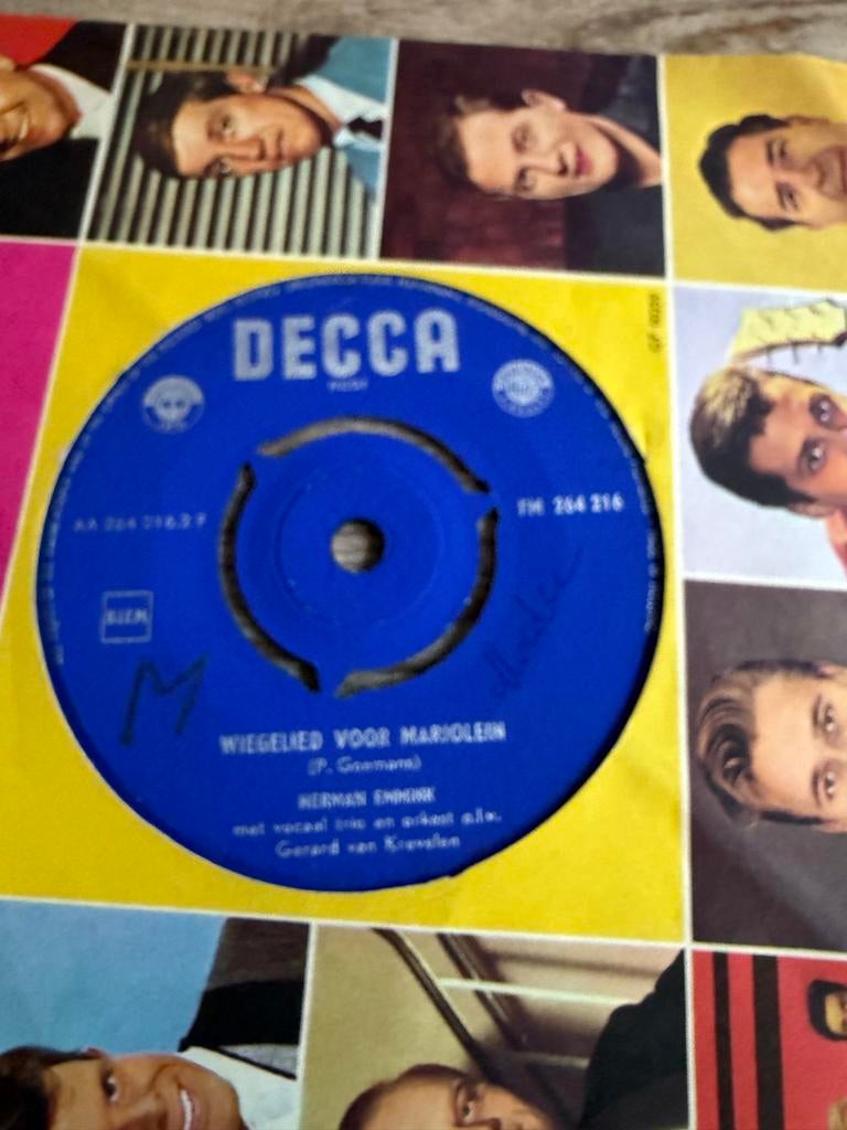 Herman Emmink - Piccolissima Sere, Gebruikt, Voor 1960, 7 inch, Ophalen of Verzenden