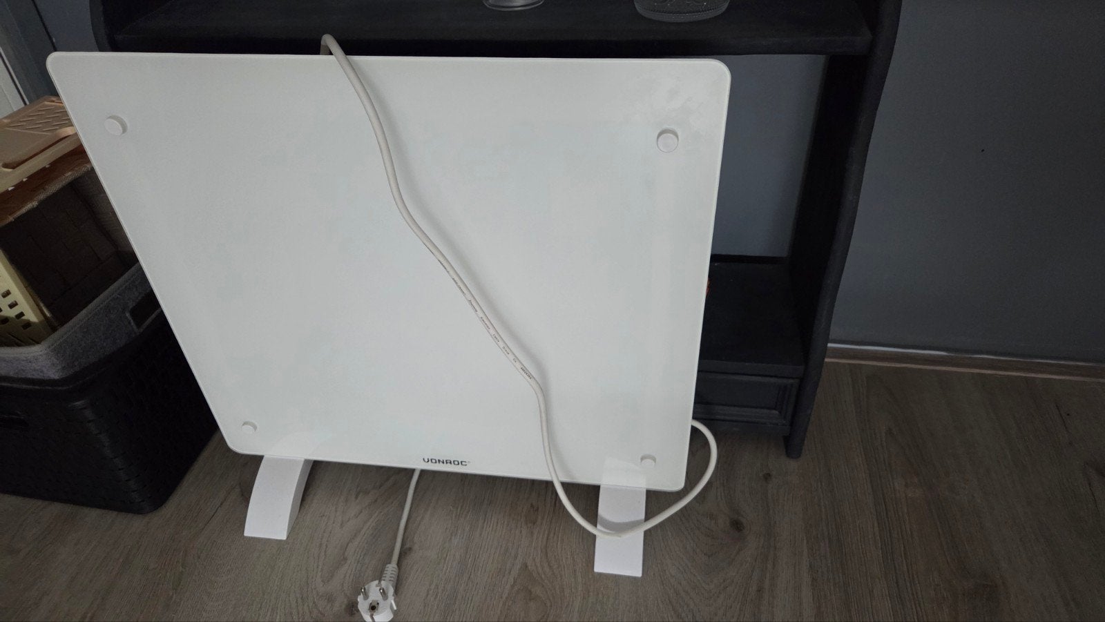 VONROC Convector kachel - Elektrische verwarming, 30 tot 80 cm, Kachel, Ophalen of Verzenden, Zo goed als nieuw