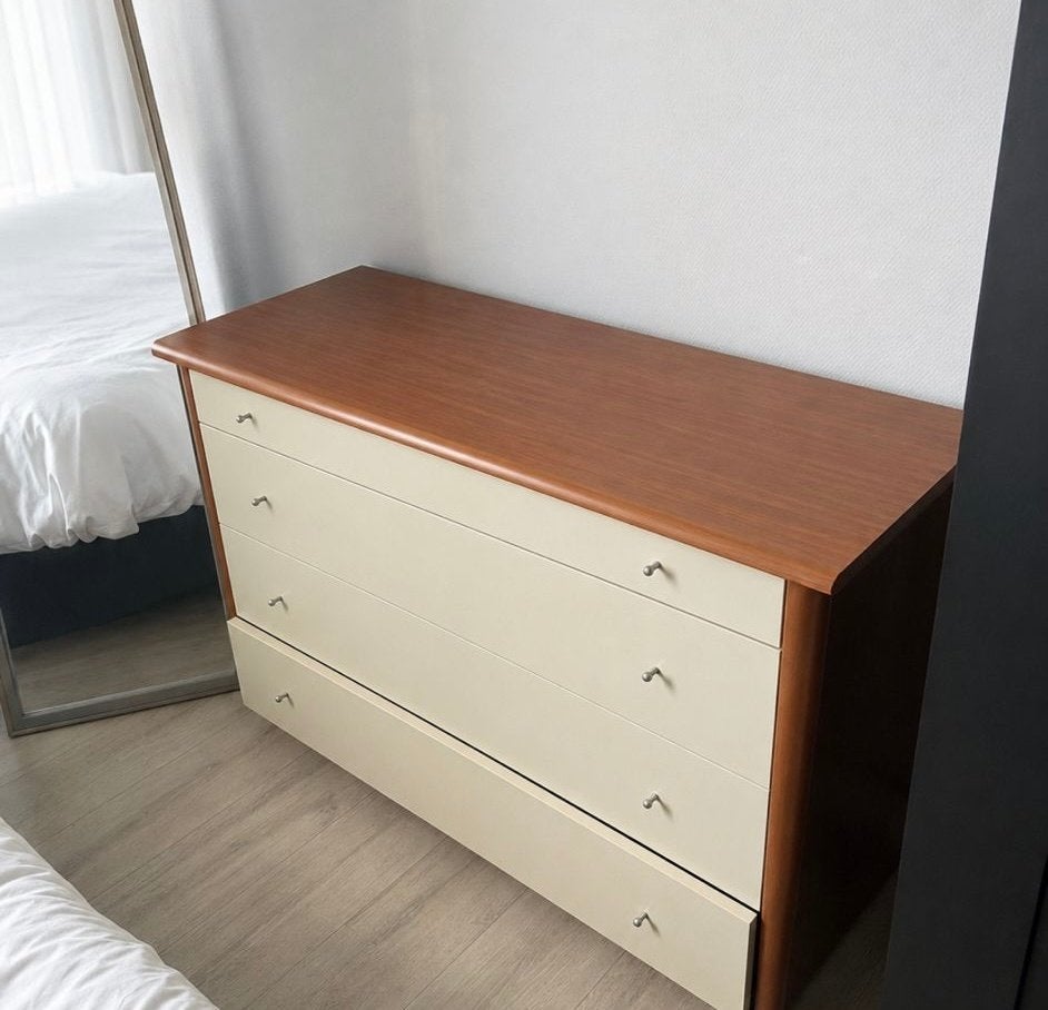 Ladekast, Huis en Inrichting, Kasten | Ladekasten, Ophalen, 100 tot 150 cm, Zo goed als nieuw, 3 of 4 laden