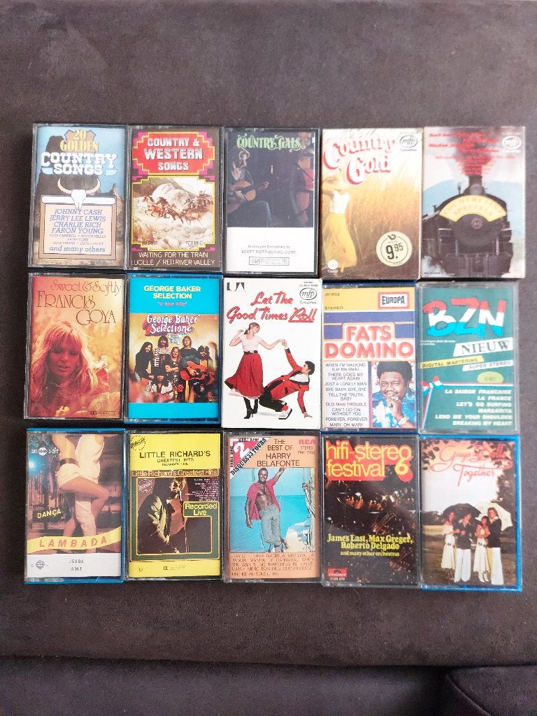 Orginele Cassetebandjes ., Ophalen, Gebruikt, 2 t/m 25 bandjes, Overige genres