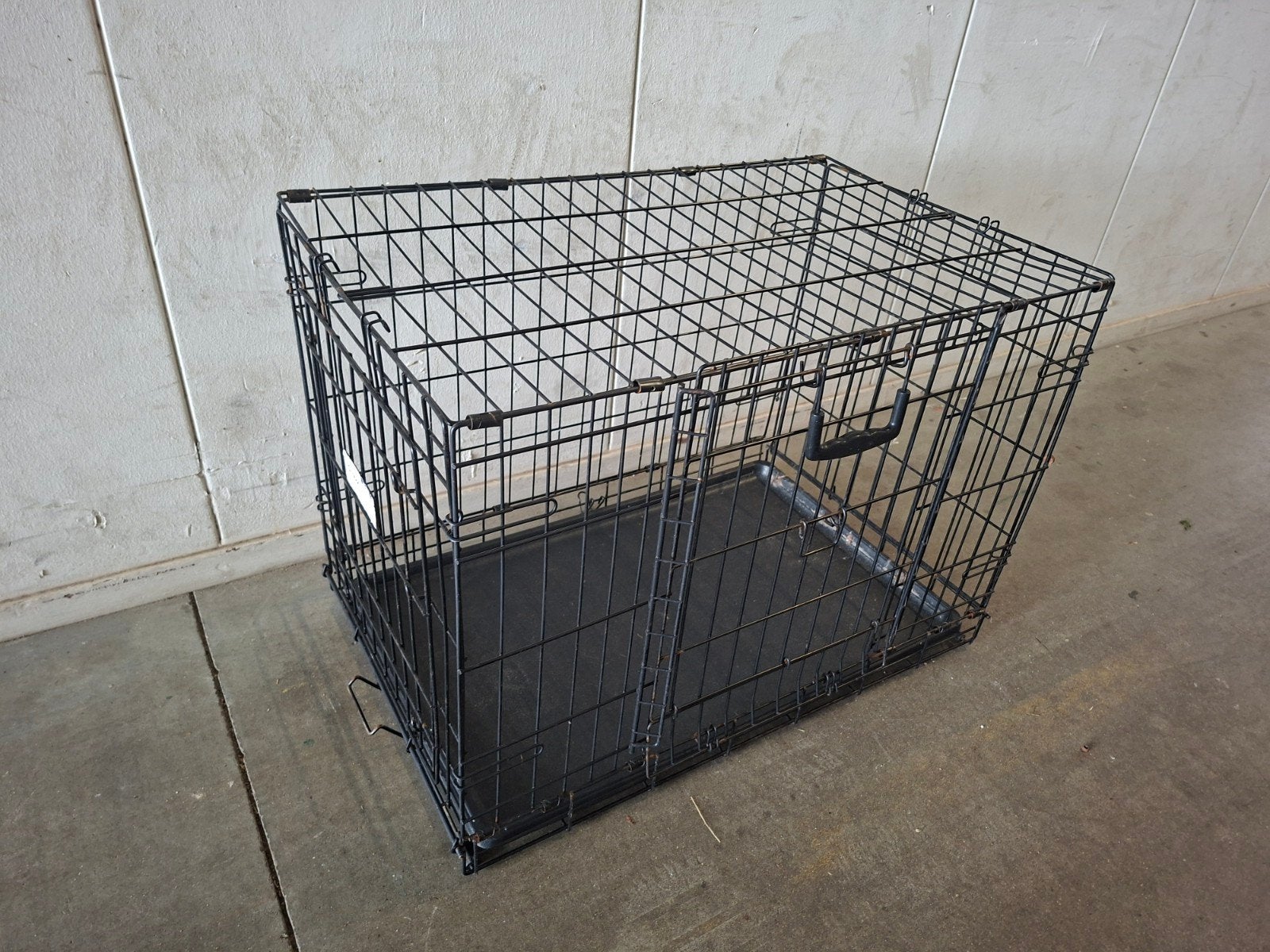 Hondenbench klein 76 cm x 48 cm, 54 cm hoog, Ophalen