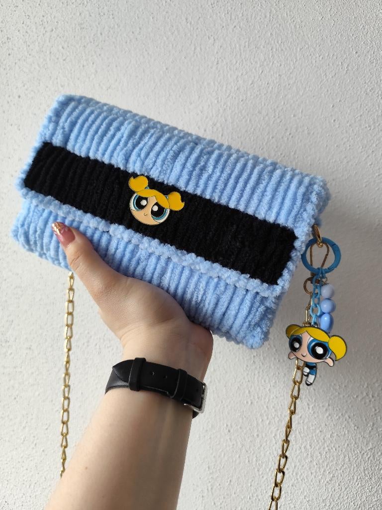 Handmade bags, Ophalen of Verzenden, Nieuw, Blauw, Schoudertasje