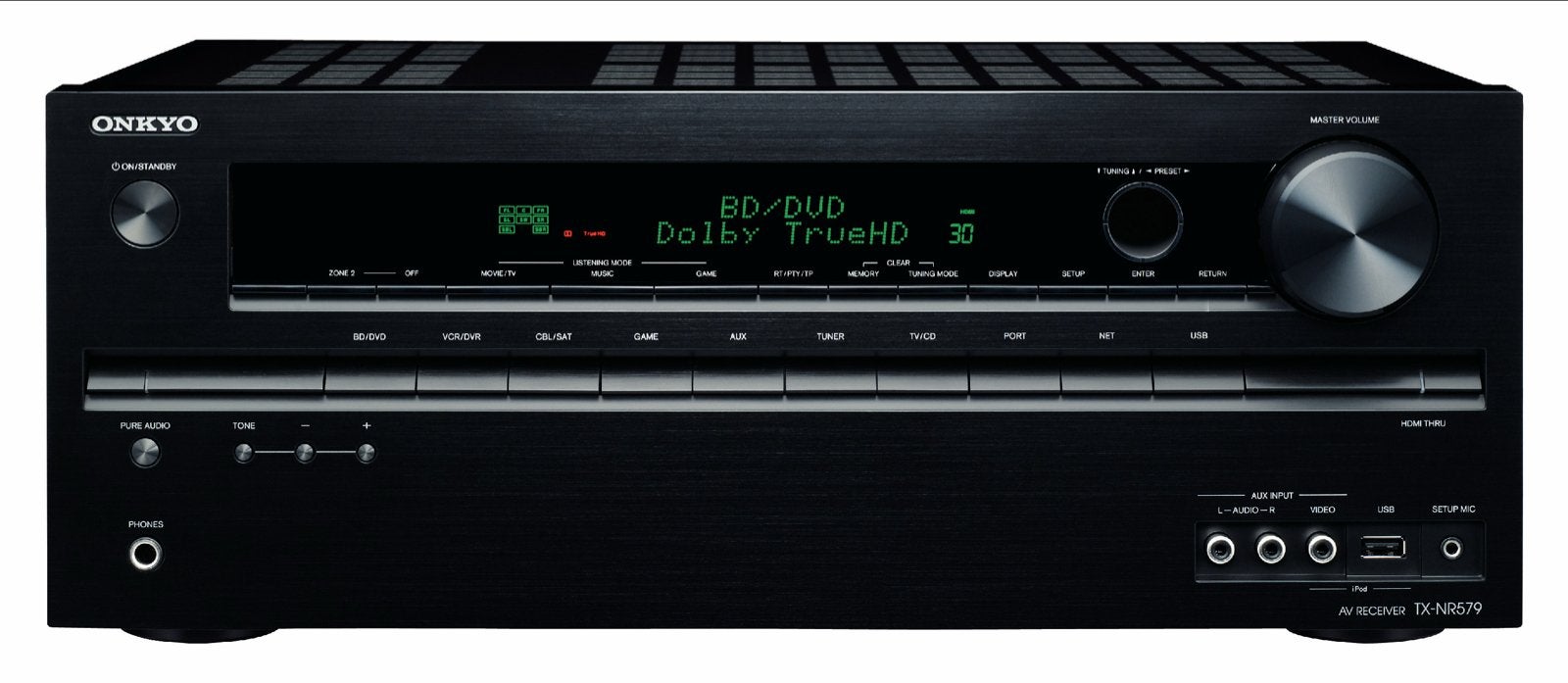 Onkyo TX-NR579 AV Receiver - Compleet met doos, Audio, Tv en Foto, Ophalen, Zo goed als nieuw, 120 watt of meer, Onkyo