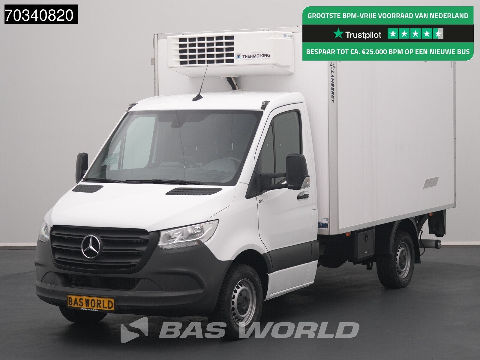 Mercedes Sprinter 317 CDI Automaat Koel/Vrieswagen Laadklep, Auto's, Automaat, Stof, Gebruikt, Euro 6