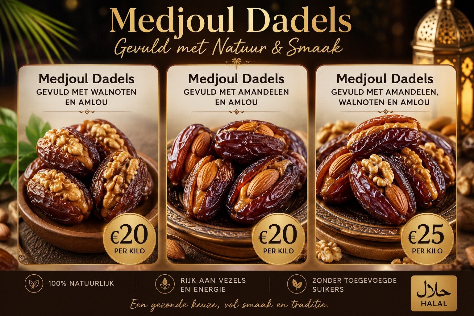 gevulde medjoul dadels, Ophalen of Verzenden