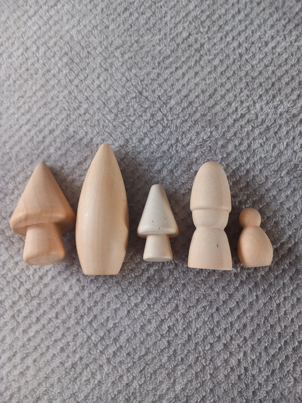 Houten speelgoed set - Paddenstoelen en figuren, Ophalen of Verzenden, Zo goed als nieuw, Overige typen