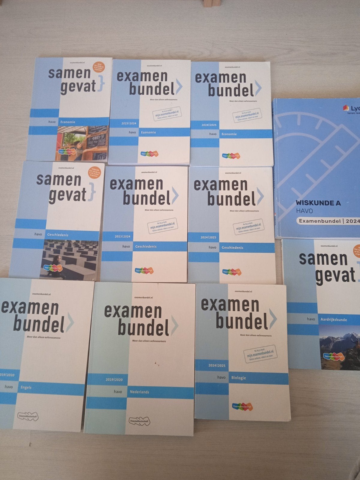 Examenbundels en samengevat HAVO, Ophalen of Verzenden, Zo goed als nieuw, HAVO