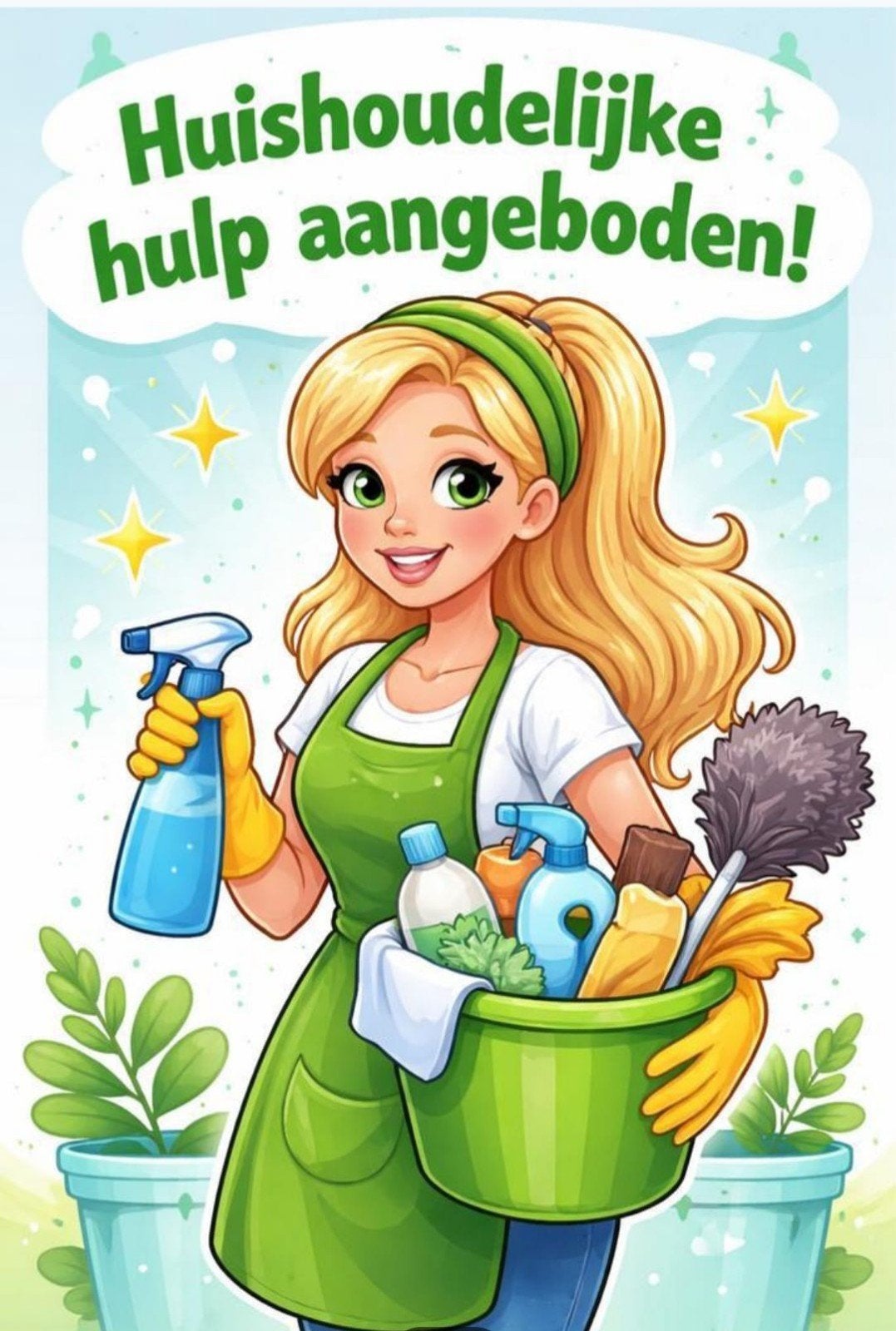 Poetshulp/schoonmaakster 20€pu, Vacatures, Vacatures | Schoonmaak en Facilitaire diensten, Vanaf 10 jaar, Overige vormen