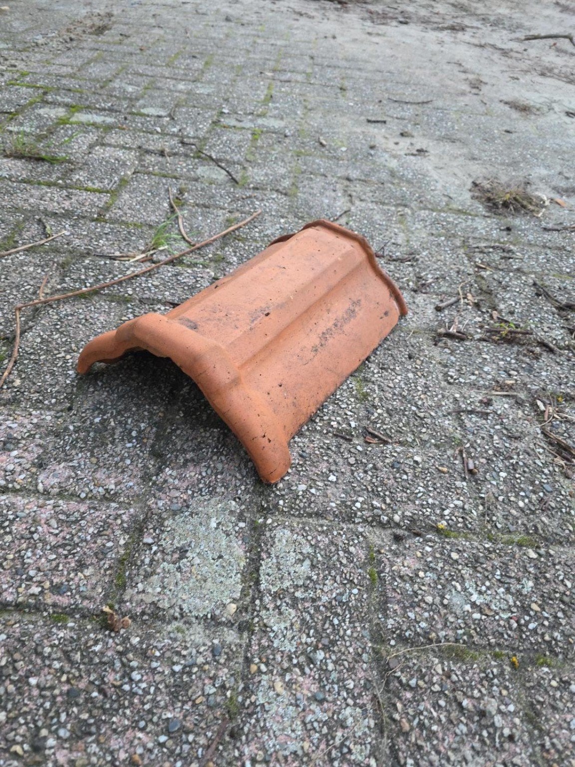 Oude keramische Mulden nokvorstpannen, Ophalen, Gebruikt, Steen of Klei, Minder dan 5 m²
