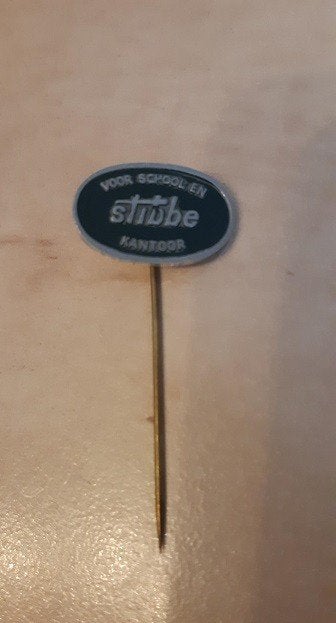 Speldje Stibbe Papierwaren, Ophalen of Verzenden, Gebruikt, Overige onderwerpen, Speldje of Pin