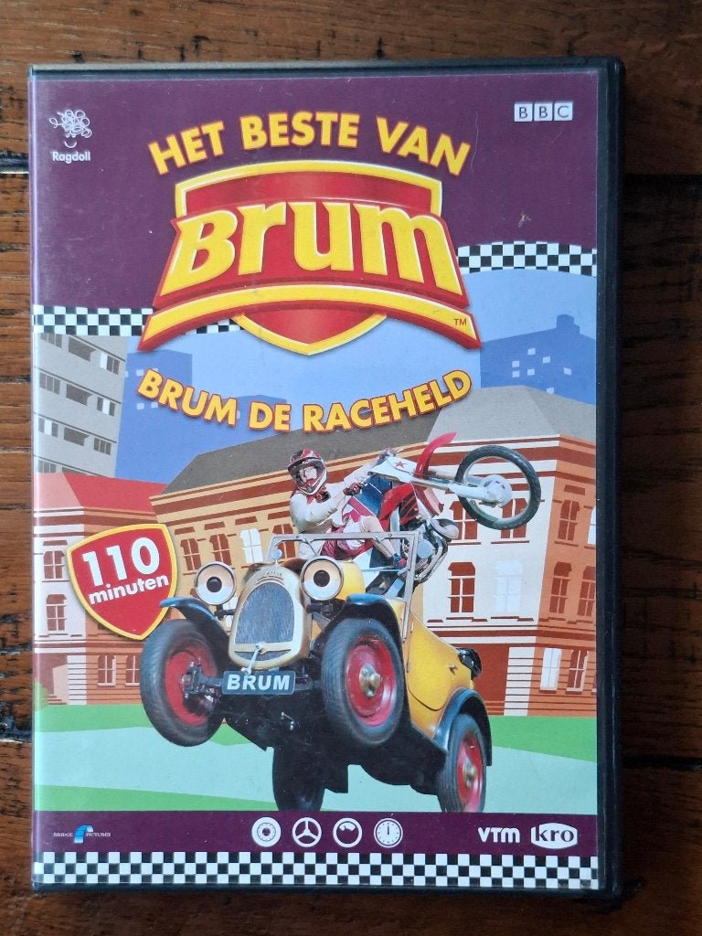 Brum de Raceheld - Het Beste van Brum DVD, Cd's en Dvd's, Europees, Alle leeftijden, Zo goed als nieuw, Kinderprogramma of -film
