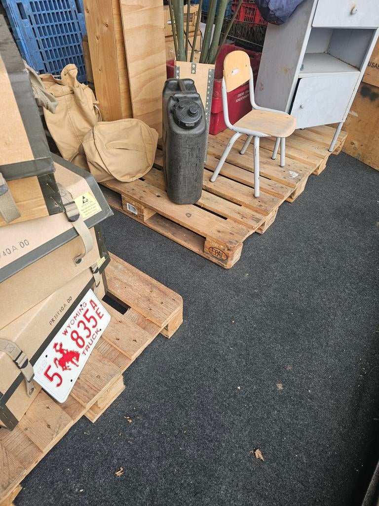 Gebruikte Euro Pallets pallet stevig en veelzijdig, Doe-het-zelf en Verbouw, Kratten en Dozen, Gebruikt, Overige typen, 100 cm of meer