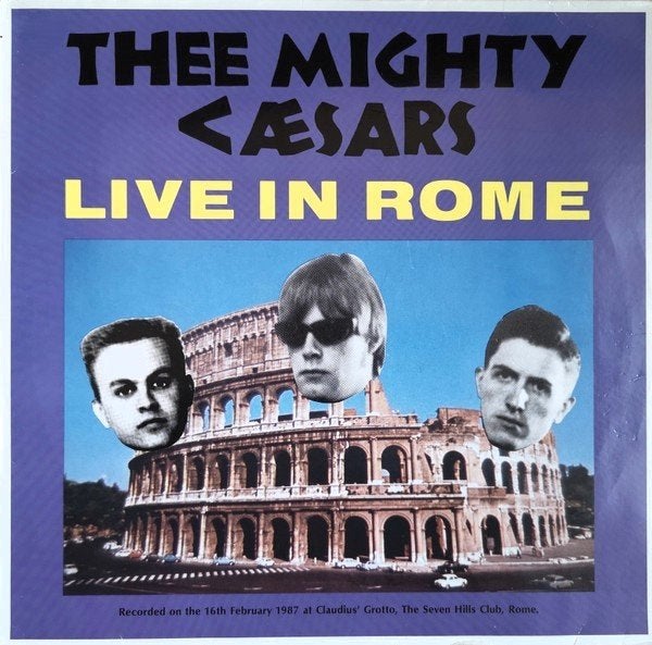 thee mighty caesars / live in rome - garage/punk - ZELDZAAM, LP, Gebruikt, Verzenden, Punk Rock