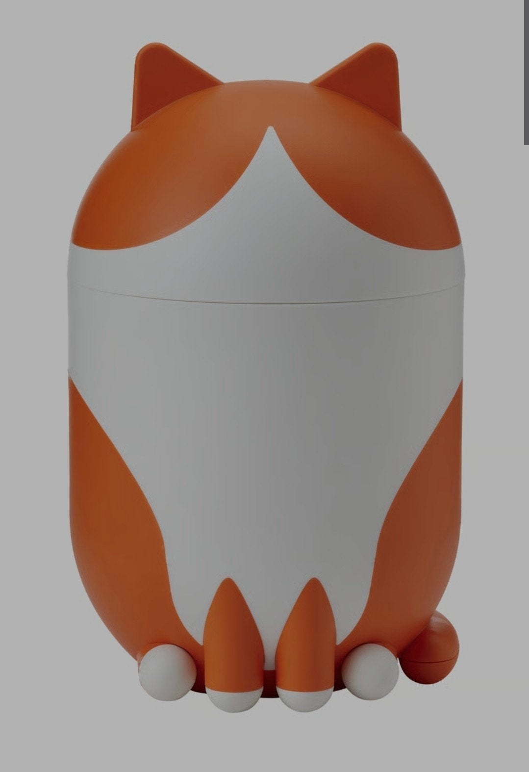 IKEA GREJSIMOJS Oranje Kat Opbergdoos/Prullenbak, Ophalen of Verzenden, Zo goed als nieuw, Jongen of Meisje