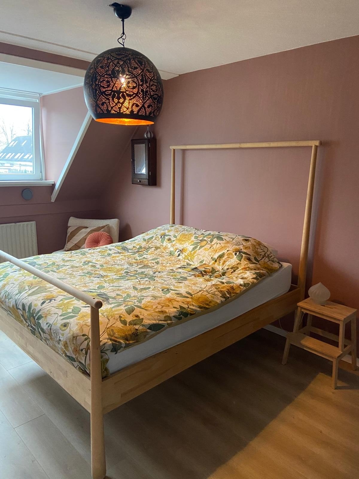 Ikea Gjora bed (excl. matras), Ophalen, Gebruikt, Tweepersoons, 200 cm