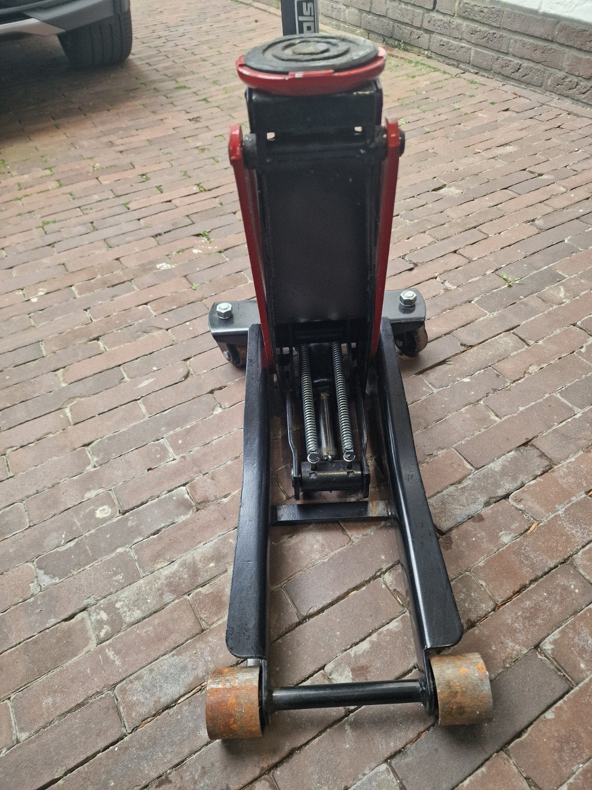 4 ton krik - Heavy Duty Hydraulic Jack, Ophalen, Zo goed als nieuw, Hydraulisch, Garagekrik