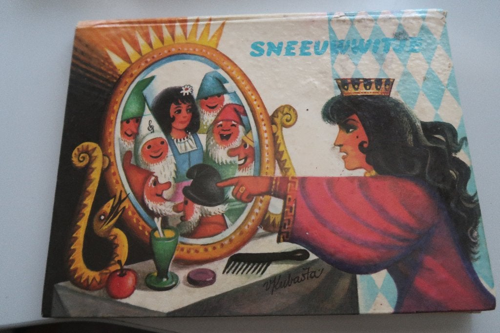 pop-upboek Kubasta-sneeuwwitje-1971, Boeken, Gelezen, Fictie algemeen, Kubasta, Ophalen of Verzenden