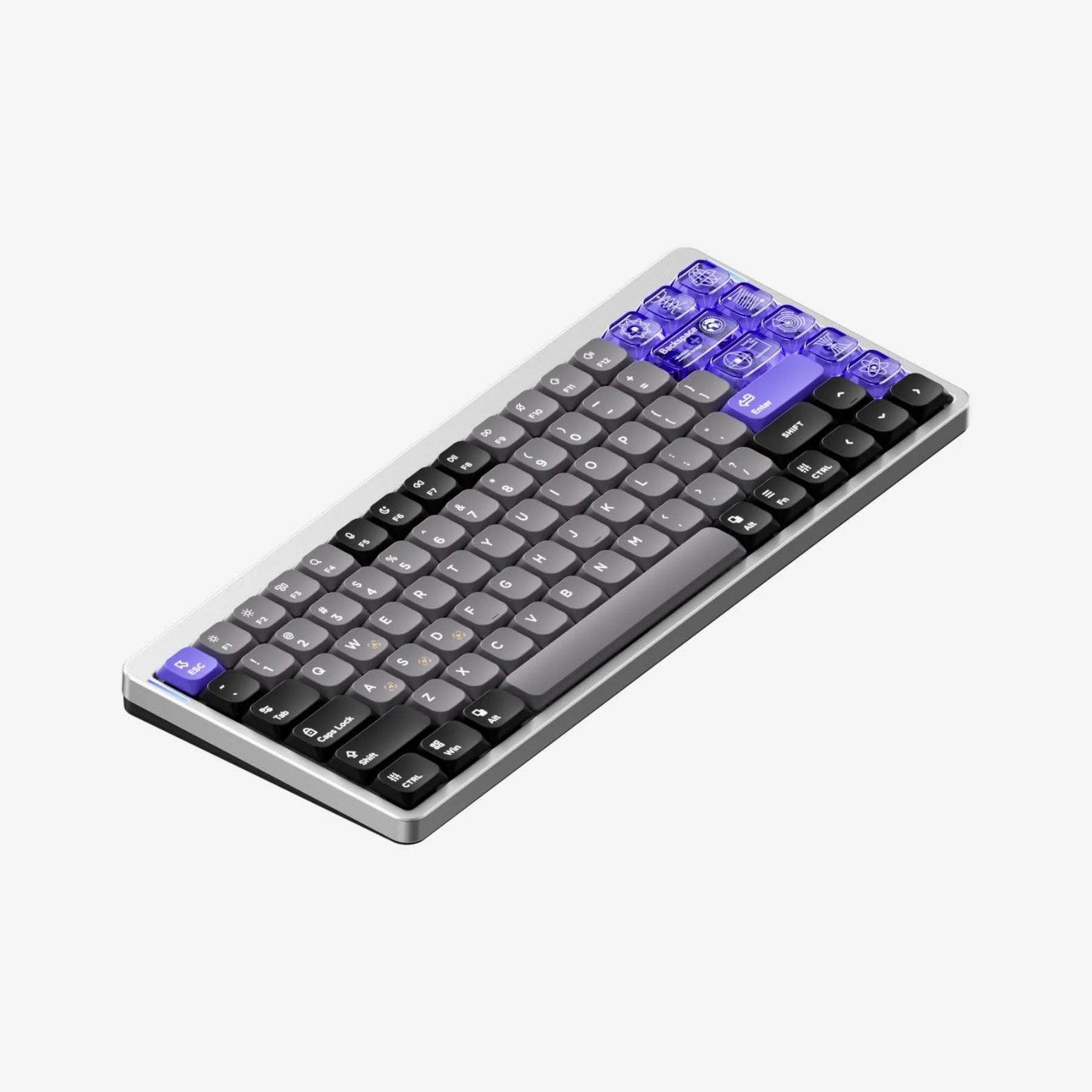 NuPhy Air75 HE met Canopus Shine-through keycaps, Computers en Software, Toetsenborden, Zo goed als nieuw, Qwerty, Bedraad, Gaming toetsenbord