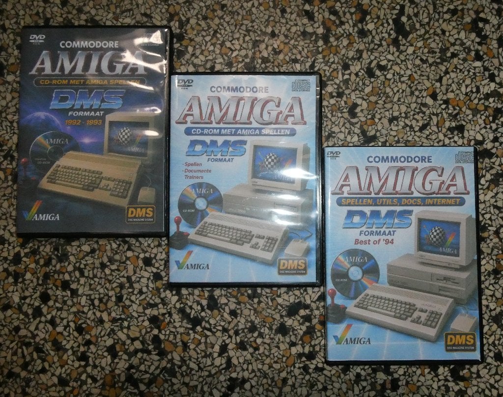 3 Cd-Roms met Commodore Amiga Software, Computers en Software, Vintage Computers, Ophalen of Verzenden, Commodore Amiga