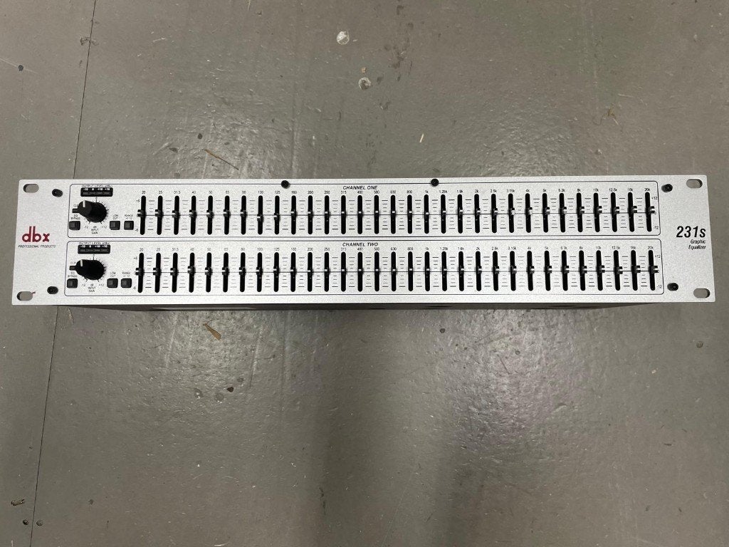 DBX 231s Grafische Equalizer - 2x 31 Banden, Ophalen of Verzenden, Gebruikt, Equalizer