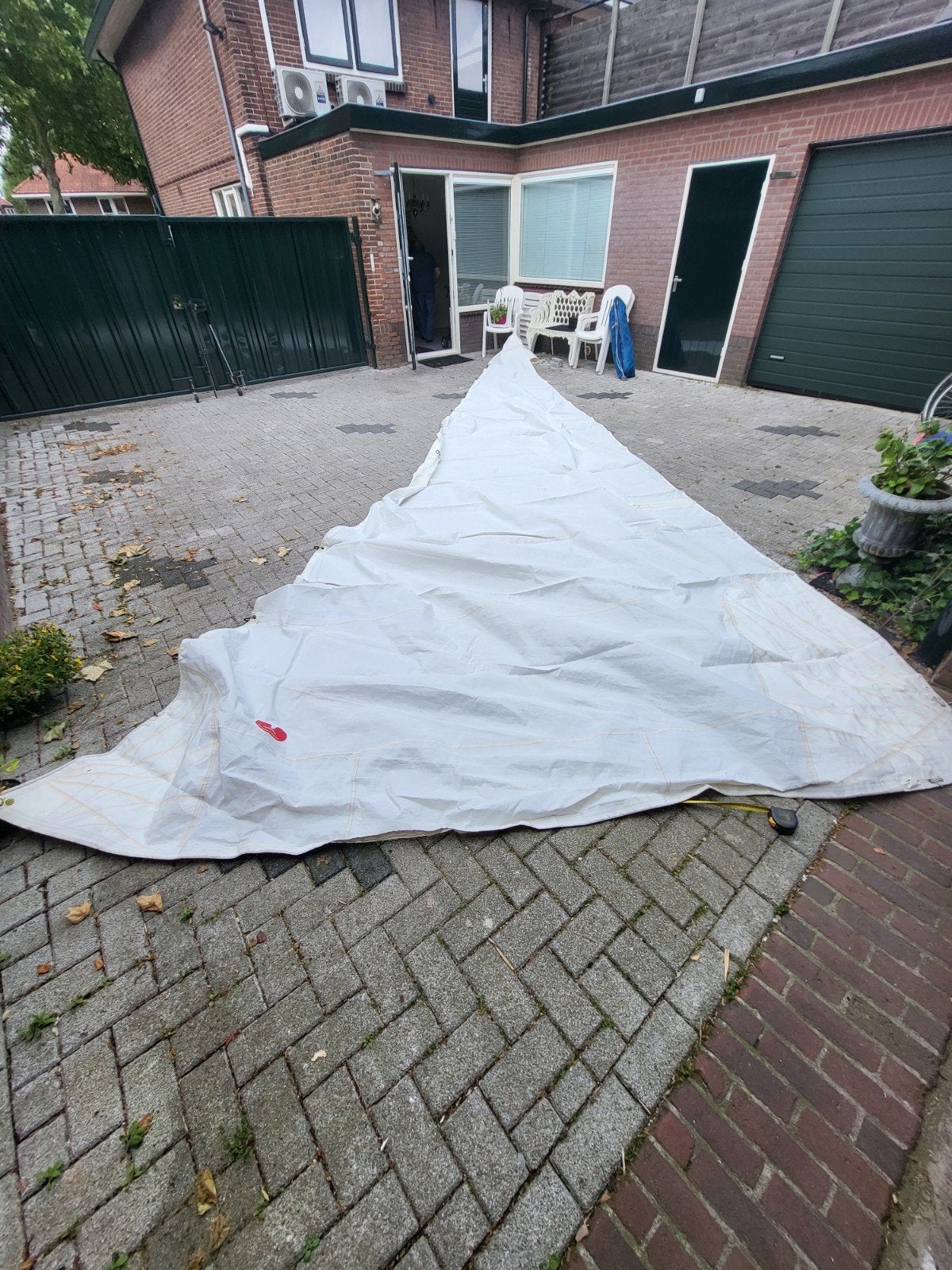 Fok De Vries Sails in zeiltas - Voorlijk 10.50m, Onderlijk 3, Watersport en Boten, Zeilen en Zeiltoebehoren, Gebruikt, Genua of Fok