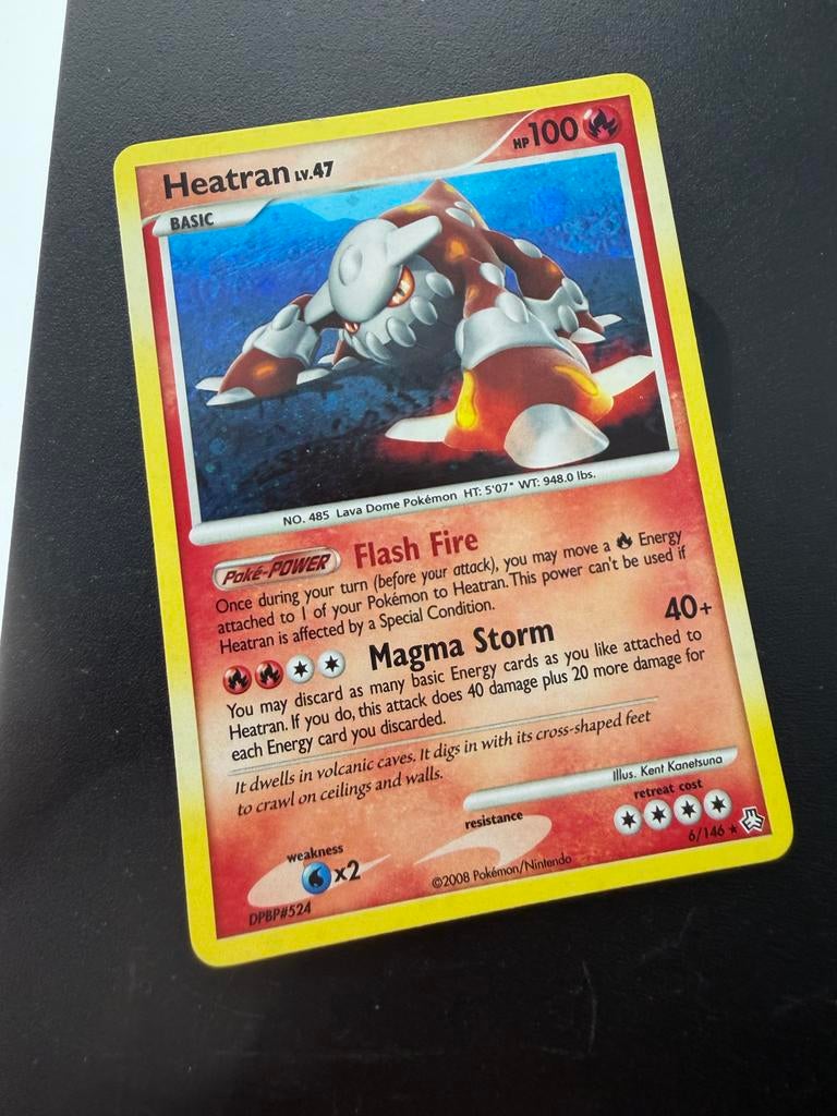Heatran LV.47 Pokémon Kaart - DPBP#524, Ophalen of Verzenden, Gebruikt, Losse kaart