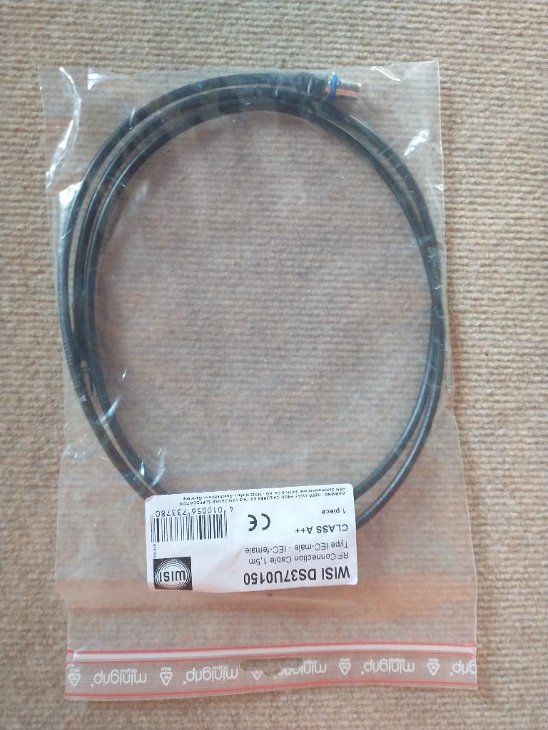 Wisi DS37u0150 RF cable (Nieuw), Ophalen of Verzenden, Nieuw, Minder dan 2 meter