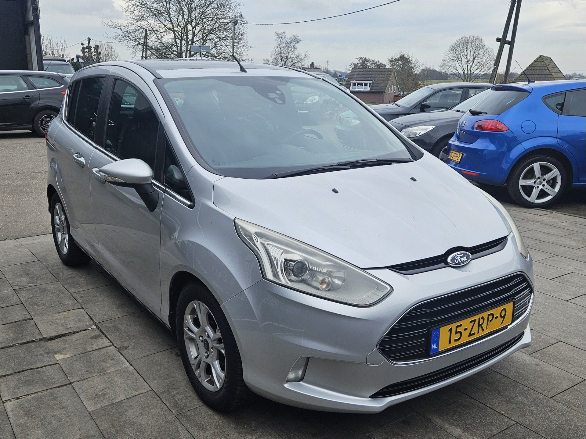 Ford B-MAX 1.0 EcoBoost Titanium *Well-Kept*AC*Heatseat*, Auto's, Euro 5, Gebruikt, 750 kg, Origineel Nederlands